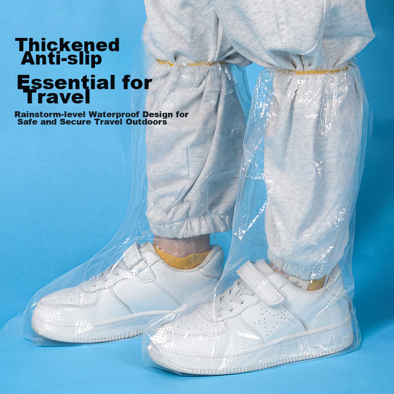 JAJALIN Disposable Children's Rain Shoe Covers, Waterproof Portable Card Shoe Co...