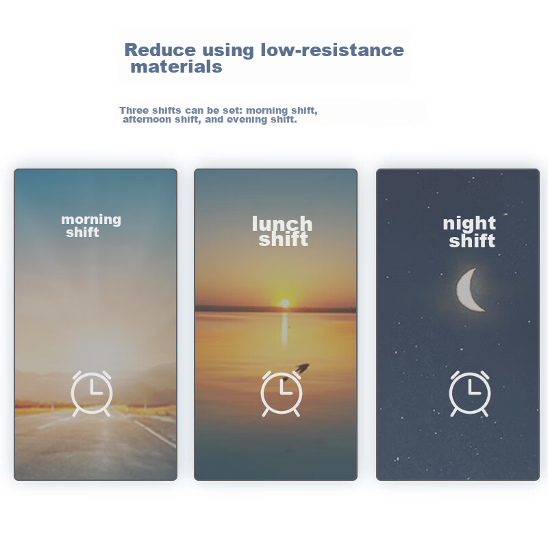 COMIX Attendance Machine, Clock-In Device, Paper Attendance Card Clock, JD Self-...