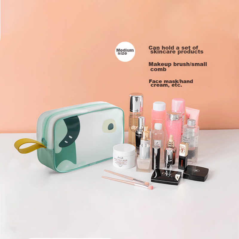 Banzheni TPU Semi-Transparent Travel Toiletry Bag, Unisex Toiletry Bag, Makeup B...