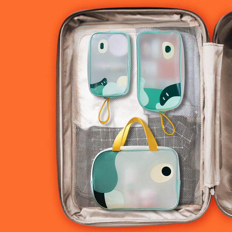 Banzheni TPU Semi-Transparent Travel Toiletry Bag, Unisex Toiletry Bag, Makeup B...