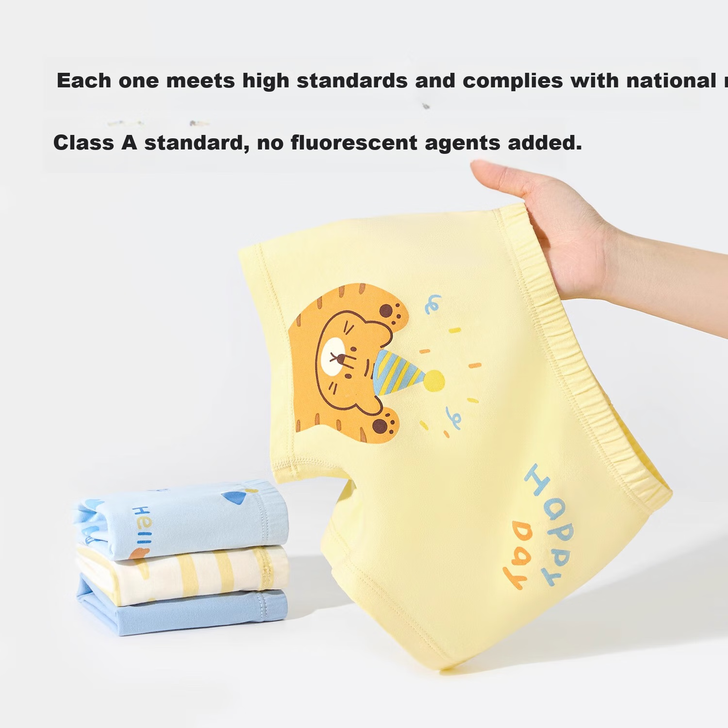 Niduoxiong Boys' Underwear, Children's Pure Cotton Underwear, Baby Boxer Briefs,...