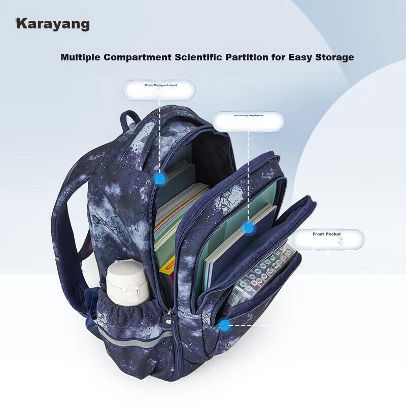 Kalayoung Backpack for Primary School Students, Ultra-Light Outdoor Travel Backp...