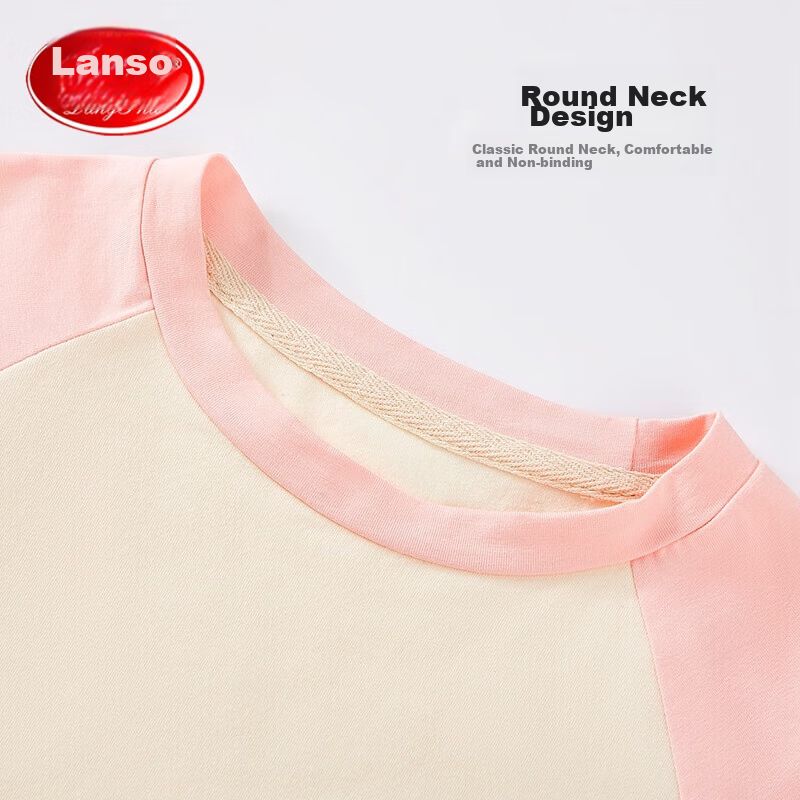 LangSha Children's Pajamas, Girls' Summer Thin Pure Cotton Sleepwear, for Older...