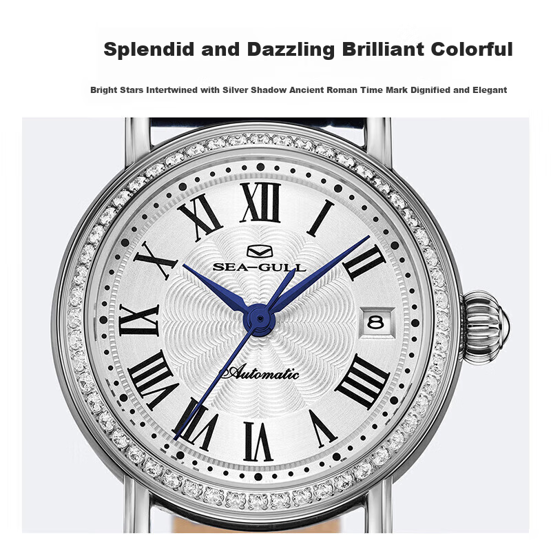 Seagull Ladies' Automatic Mechanical Watch, Small Delicate Ladies' Watch, Qixi G...