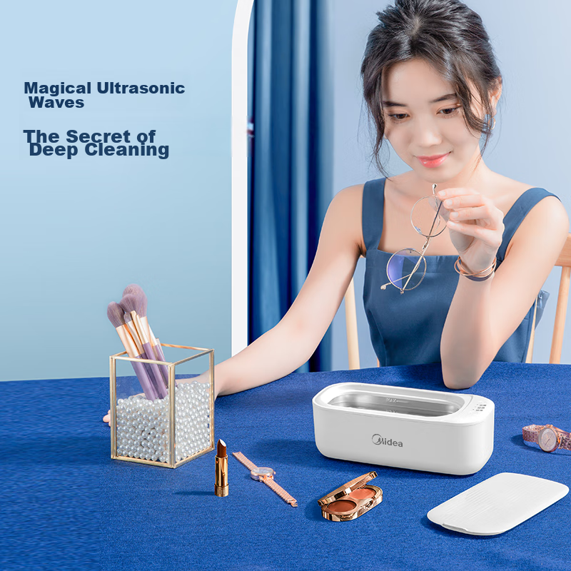 Midea Ultrasonic Cleaner, Eyeglass Cleaner, Jewelry Shaver, Watch And Denture Cl...