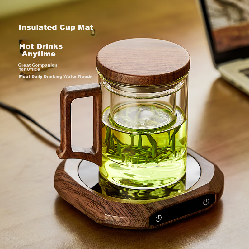 Niyechachabinglass Green Tea Cup with Tea Infuser, Heat-Resistant Thickened Glas...