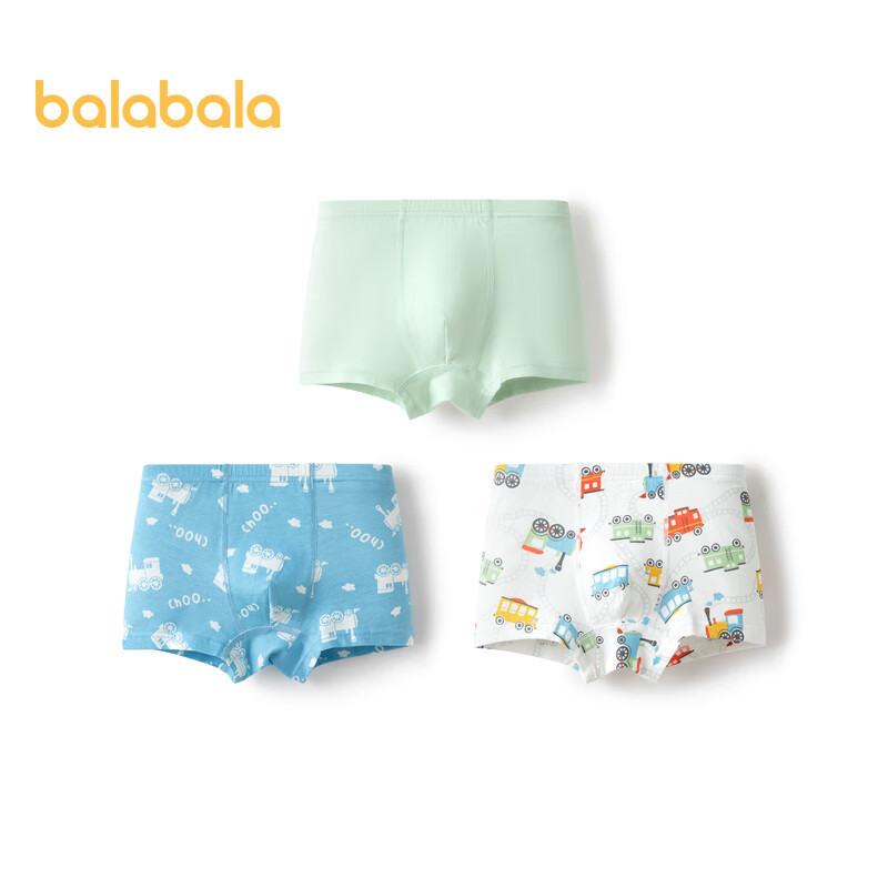 Balabala Baby Underwear, Cotton Children's Boxer Briefs, Boys' Toddler Skin-Frie...