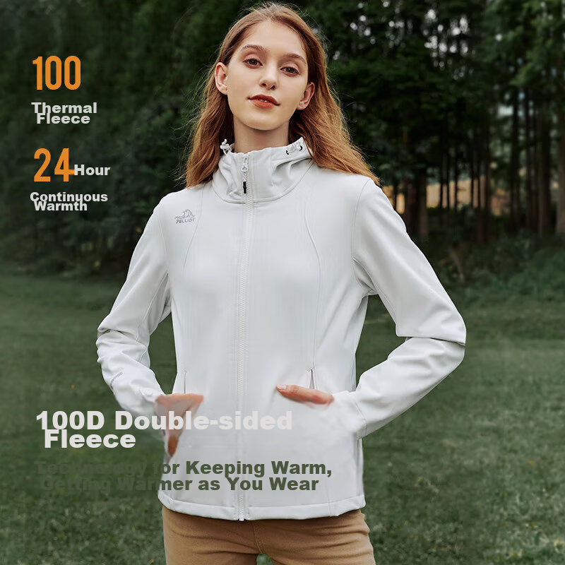 Pelliot [Fengdun] Outdoor Softshell Jacket for Men And Women, Windproof Autumn C...