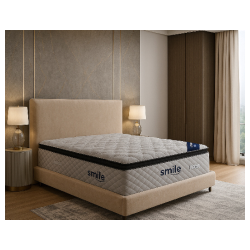 GREEN REST Smile Mattress – Padded Top Micro-Bonnell Spring with Eurolux Foam &...