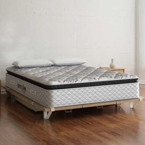 GREEN REST Smile Mattress – Padded Top Micro-Bonnell Spring with Eurolux Foam &...