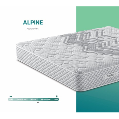 GREEN REST Alpine Mattress Series – Dual-Sided Pocket Spring Mattress with Ergon...