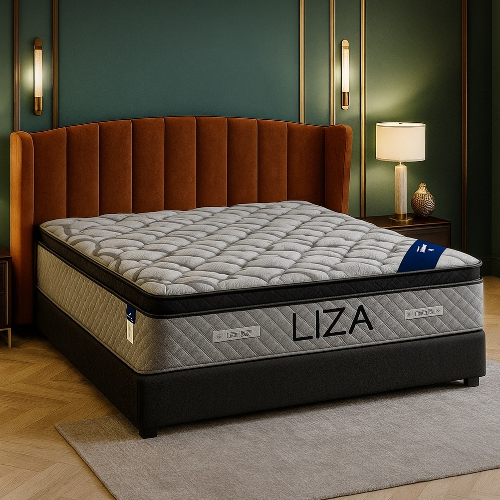Green Rest Liza Mattress – Padded Top Micro-Bonnell Spring Mattress with Memory...