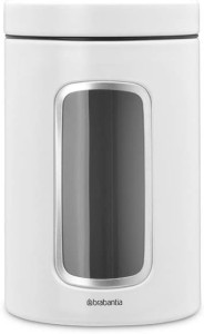 Brabantia Window Canister, 1.4 litre - White