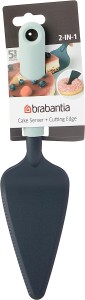 Brabantia Cake Server plus Cutting Edge - Jade Green