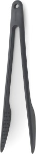 Brabantia Kitchen Tongs plus Tweezers - Granite Grey