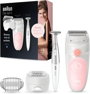 Braun Silk-épil SensoSmart, 2 Speed Settings, Wet & Dry, Extra gentle epilation