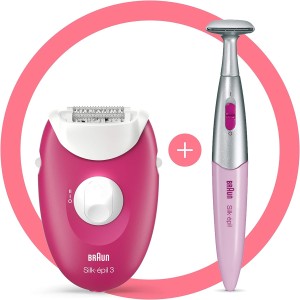 Braun Silk-épil Epilator, Smart Light, 2 Speed Settings, 20-Tweezer System