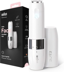 Braun Face Mini hair remover - Smart light, Easy use on challenging areas