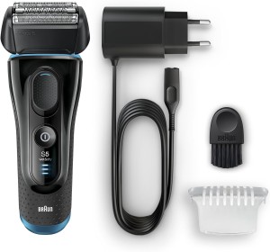 Braun Shaver Series 5, Electric Foil Shaver, AutoSensing, Skin Sensitive, 8-Dire