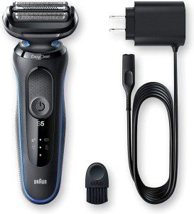 Braun Shaver Series 5, 3 Flexible Blades, EasyClean system, Li-Ion Battery