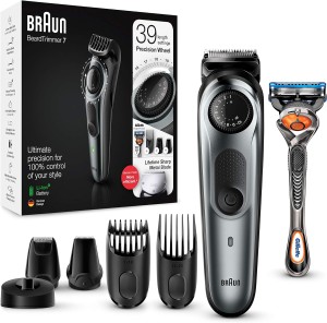 Braun Beard Trimmer AutoSense, Precision Dial, 39 length settings
