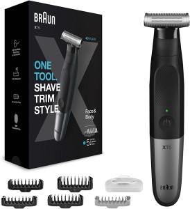 Braun Series X - 4D-Blade technology, Wet & Dry, all-in-one tool with 5 attachme