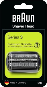 Braun Series 3 Foil & Cutter Replacement Head, Replace shaver head every 18 mont
