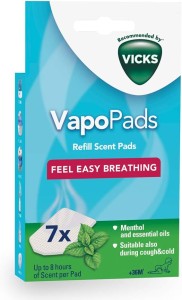 VICKS VAPO PADS for easy breathing; Suitable during Cough & Cold - MENTHOL VH 7V