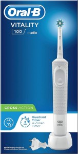 Oral B Vitality-100 Cross Action Rechargeable Toothbrush 20 minutes or 5 days