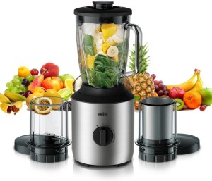 Braun PowerBlend Glass Jug Blender 800W, 1.5L capacity, TriAction Technology