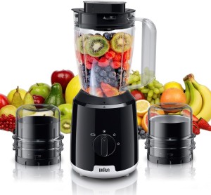 Braun PowerBlend 1 Jug Blender 600 W, 1.2 L blender, 3 way protection 2 speeds