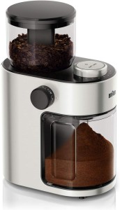 Braun Burr Coffee grinder 110 Watts, 15 grind settings, Individual cup selector