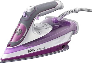 Braun Steam Iron TexStyle 5, 2700 Watts, Super Cermaic Soleplate. FreeGlide 3D