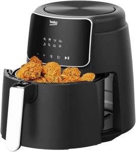 Beko Air Fryer - 1500W, 4.7L Gross Capacity, 8 Air Frying Functions, 0-90 min