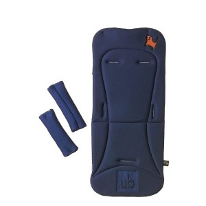 Ubeybi Stroller Cushion Set, Dark Blue