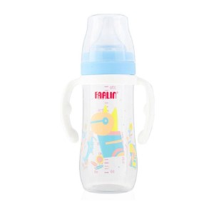 Farlin PP wide Neck Feeder 270ML with Handle