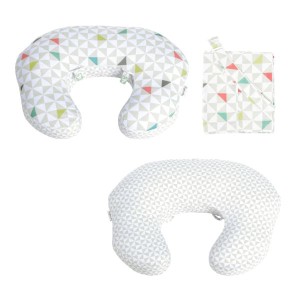 INGENUITY Plenti+Nursing Pillow + Nursing Cover - Colorful Gem