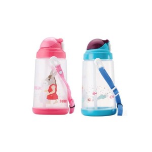 Farlin Water Flask 650ML 1pc, Pink/Blue Assorted 