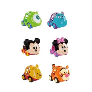 Disney Baby Go Grippers Collection Push Cars, Set of 6