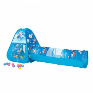 Ching Ching Ocean Play House & Tunnel with 100pcs Colorful Balls