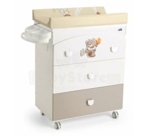 CAM Asia Changing Cabinet, White/beige