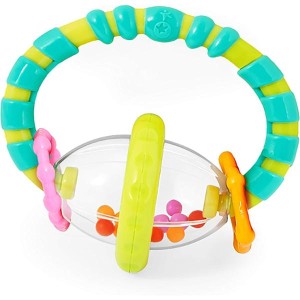 Bright Starts Grab And Spin Rattle With Teether Toy