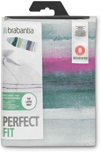 Brabantia 118845 Ironing Board Cover B, 124 X 38Cm, 2Mm Foam, Cotton, Morning Br