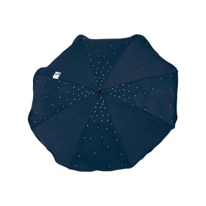 CAM Il Mondo Del Bambino Pram Umbrella with Crystals, Blue