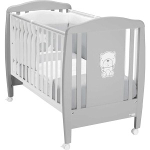 Teddy bear - Gray - Cam Crib for Baby - Playard, Playpen, Baby Bed - High qualit