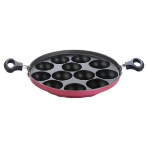 Premier Aluminium Non Stick Paniyara Pan - Deluxe - Large
