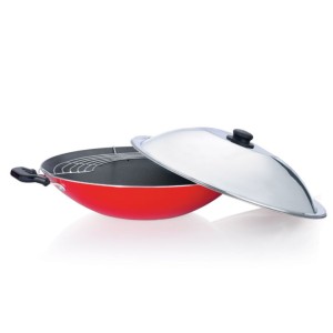 Premier Aluminium Non Stick Chinese Wok - 30 Cm