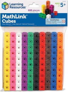 Learning Resources MathLink® Cubes, Set of 100