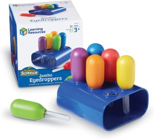 Learning Resources Primary Science® Jumbo Eyedroppers with Stand