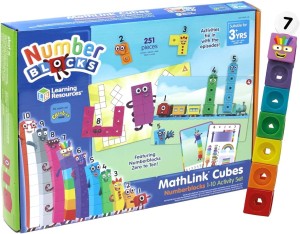 Learning Resources MathLink® Cubes Numberblocks 1-10 Activity Set